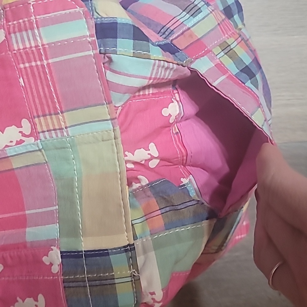 Disney Store Madras Patchwork Mickey Mouse Backpa… - image 7